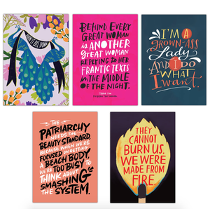 Feminist Postcard Book