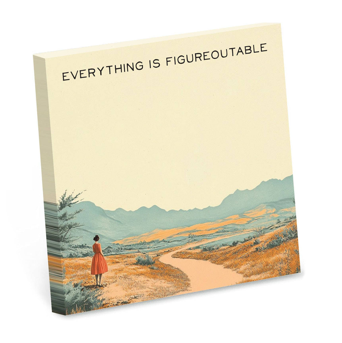 Everything is Figureoutable -  Motivational Sticky Note Pad