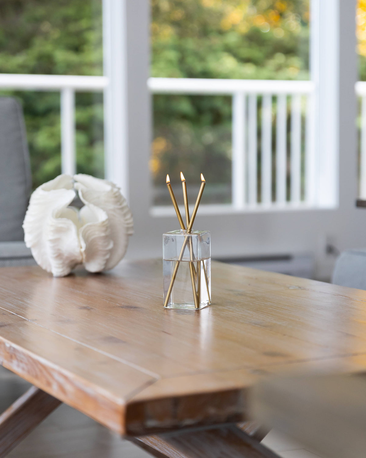 Bondi Clear Glass Vase for Everlasting Candles