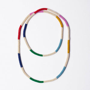 Allie Seed Bead Long Necklace Multi Wholesale
