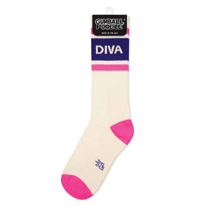 Diva Gym Crew Socks