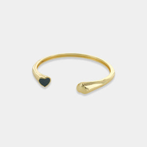 LBR128 - Cuff with Enamel Heart