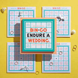 Brass Monkey Bin-go Endure A Wedding Bingo Book