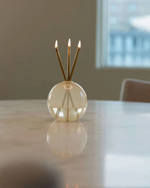 Neva Vase, Pampas Candle Holder