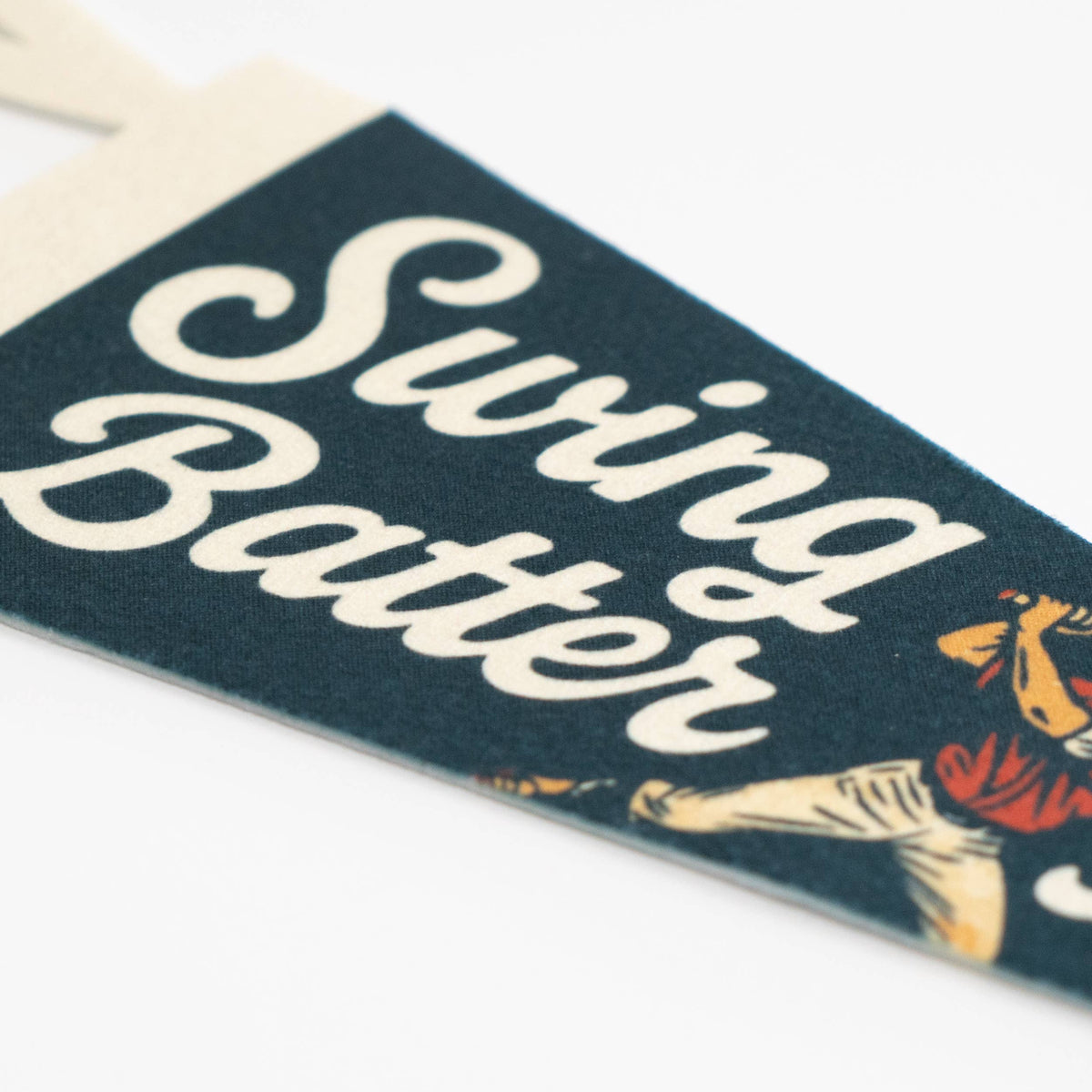 Swing Batter Batter Felt Pennant