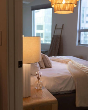 Neva Vase, Pampas Candle Holder