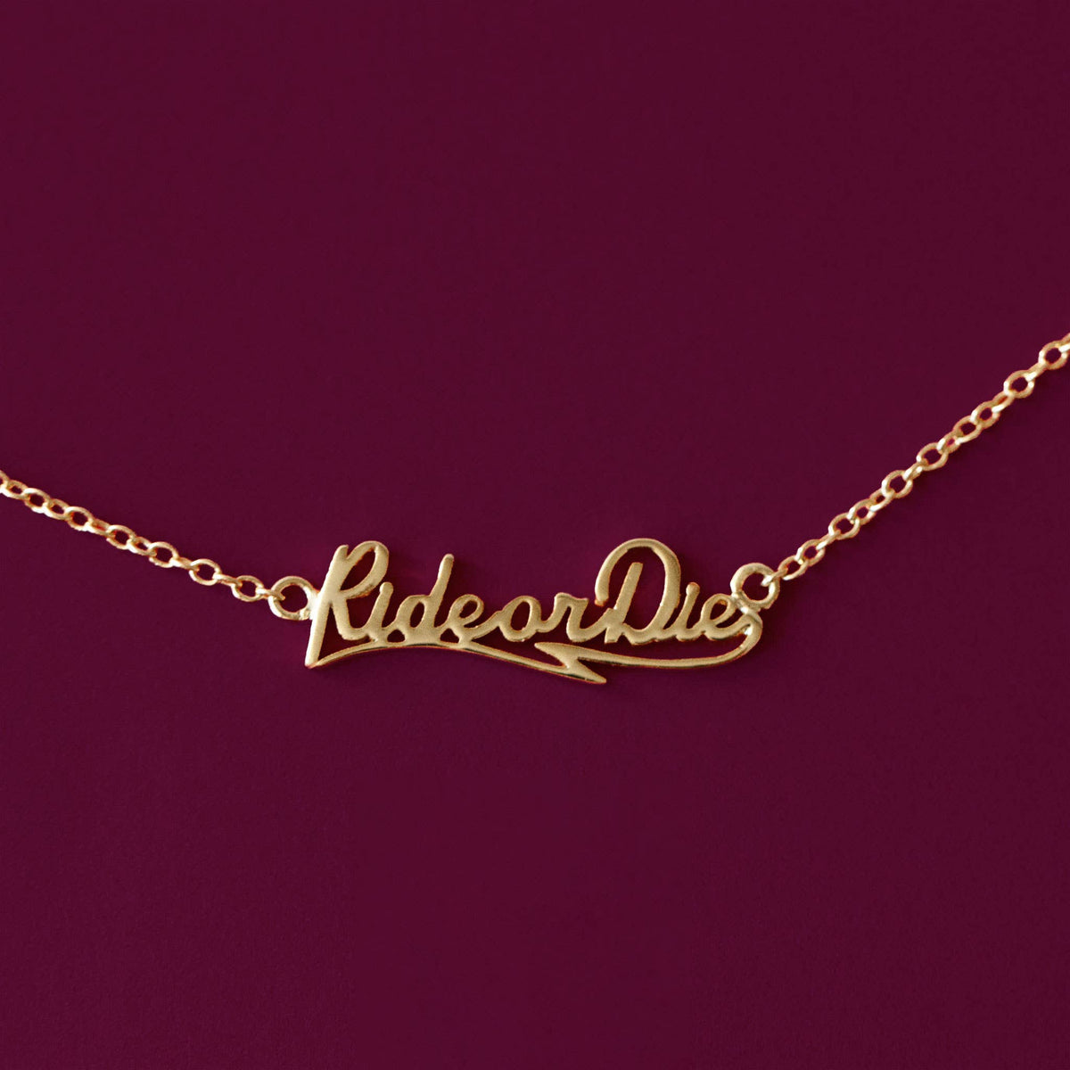 Ride or Die Necklace | Valentine's Day