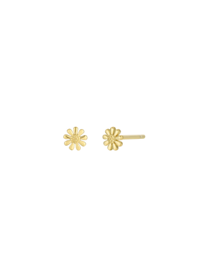 Petite Daisy Stud - 18k Gold Plated Earrings