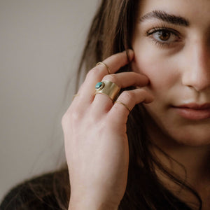 Nile Ring // 8mm // Turquoise
