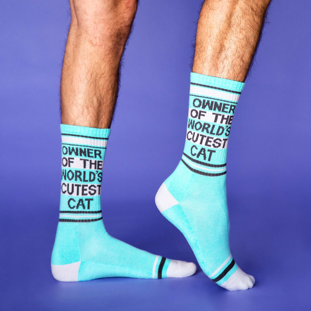 Owner Of The World&#39;s Cutest Cat Gym Crew Socks