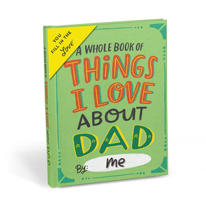 About Dad Fill in the Love Journal