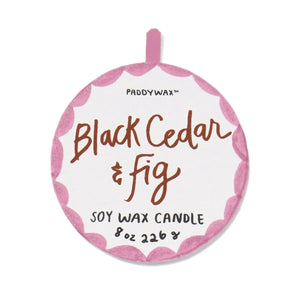 Black Cedar & Fig 8oz Candle