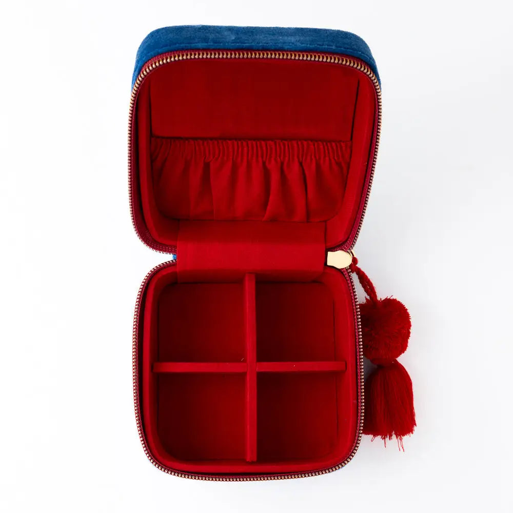 Ariel Bow Velvet Jewelry Box