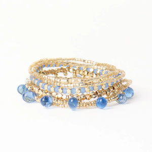 Ella Stack of 5 Stretch Bracelets