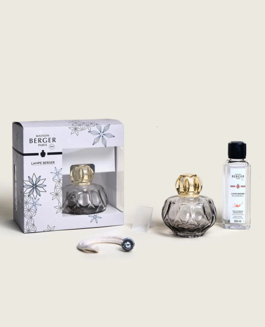 Grey Rosalie Lamp Berger Gift Pack
