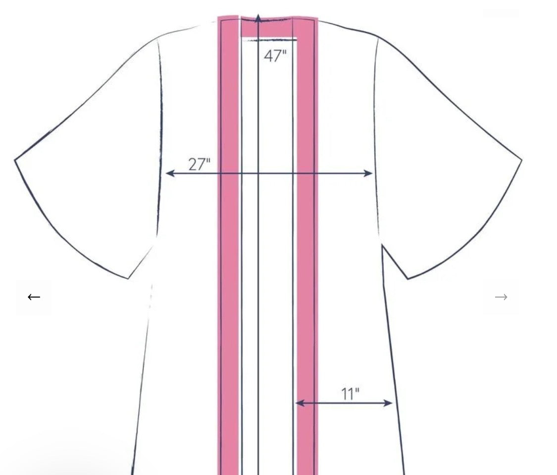 Powder Design Hummingbird Kimono Jacket in Denim