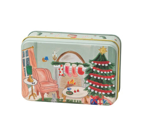 Persimmon and Chestnut|Christmas Candle Tin