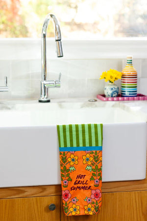 Grill Summer Dish Towel