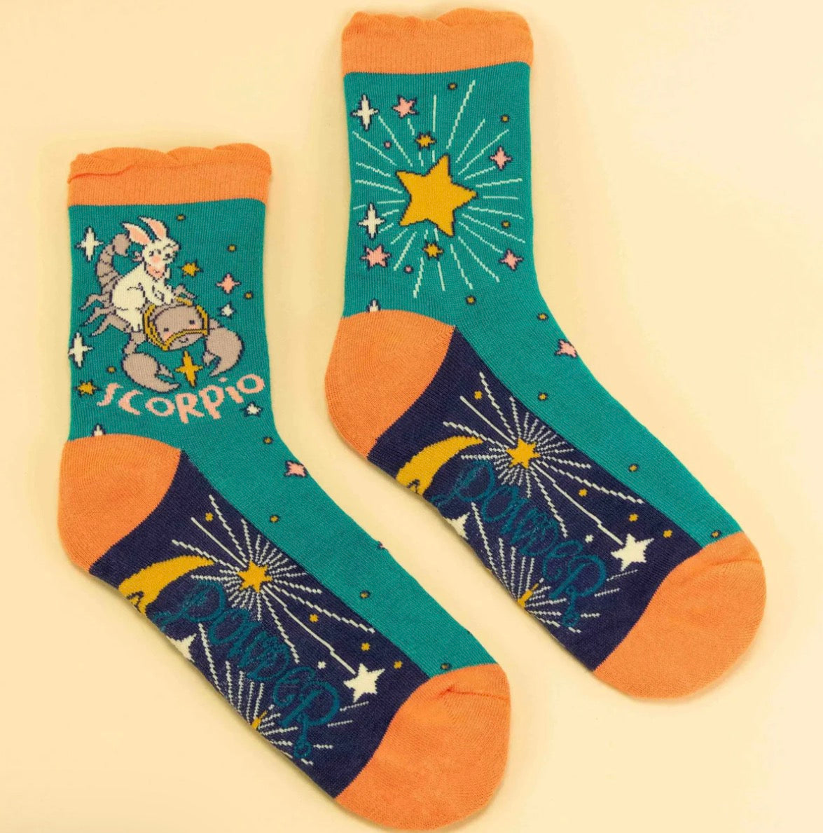 Scorpio Ladies Ankle Socks Zodiac