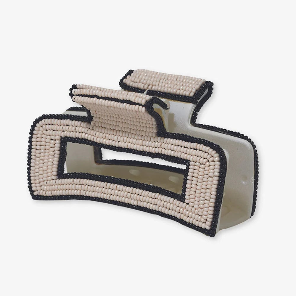 Lola Hair Claw Clip Ivory