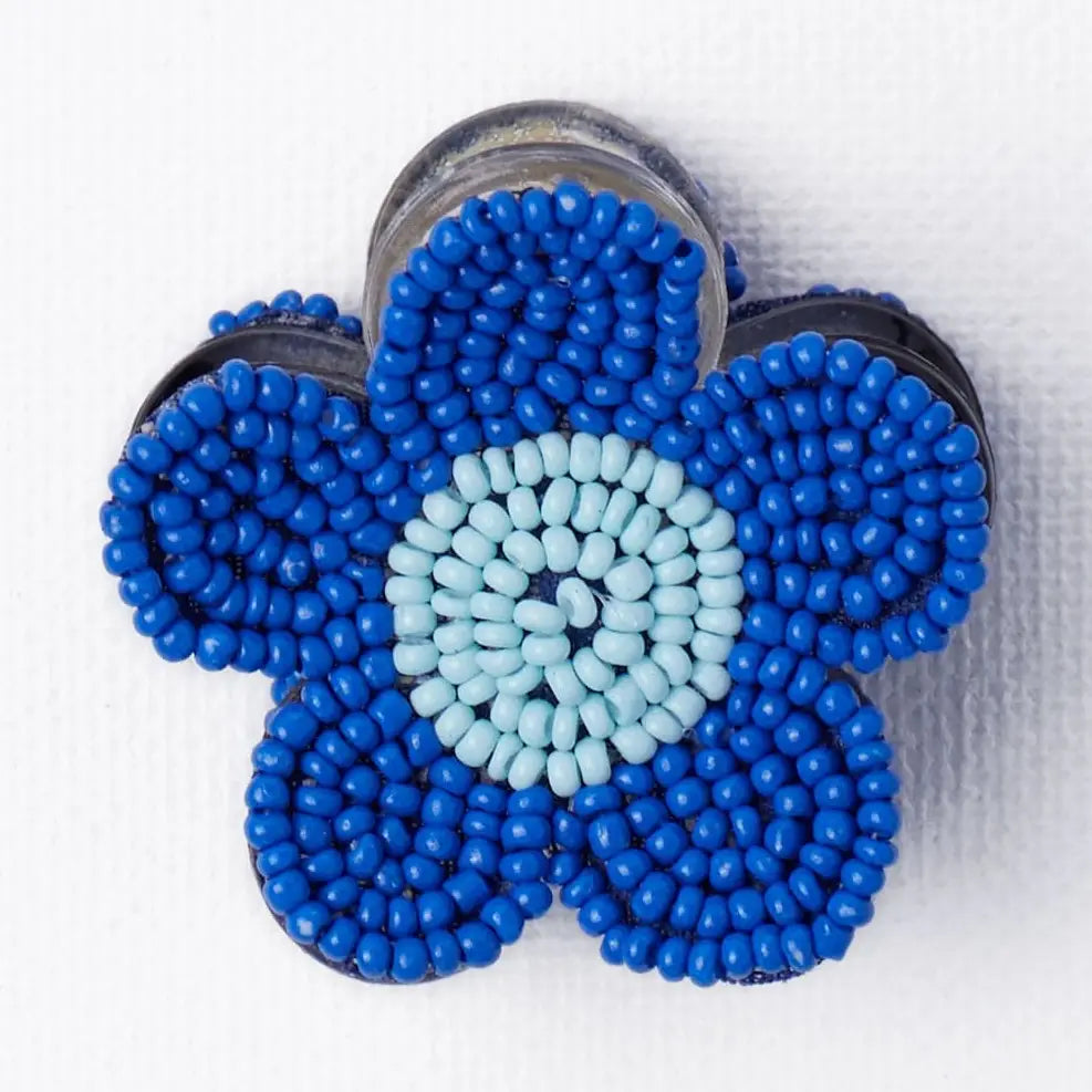 Molly Flower Beaded Hair Claw Clip