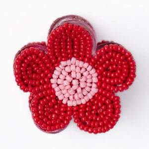 Molly Flower Beaded Hair Claw Clip