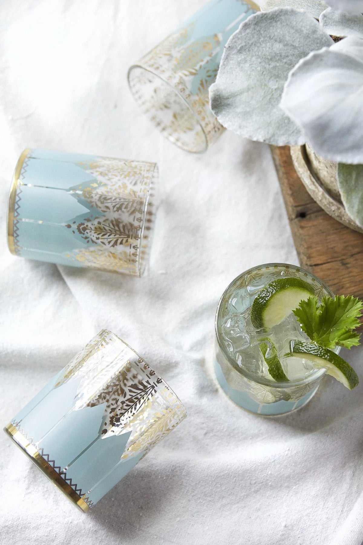 Patina Vie Aquarius Rocks Glass