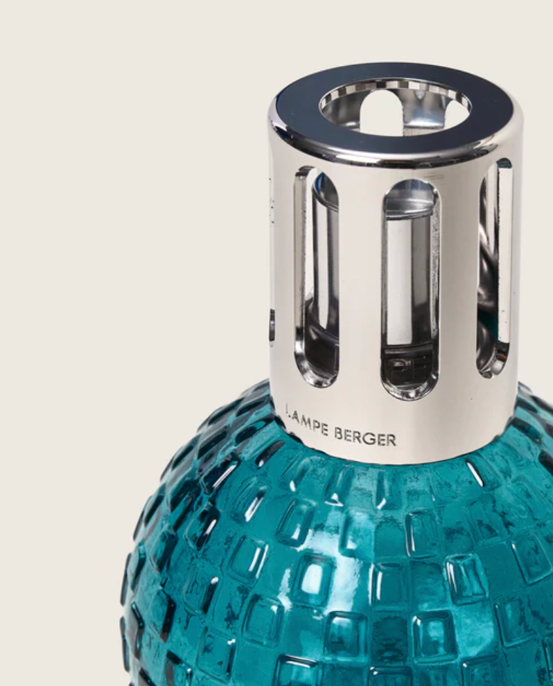 Disco Teal Fragrance Lamp Gift Set with Ocean Breeze