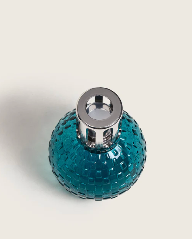 Disco Teal Fragrance Lamp Gift Set with Ocean Breeze