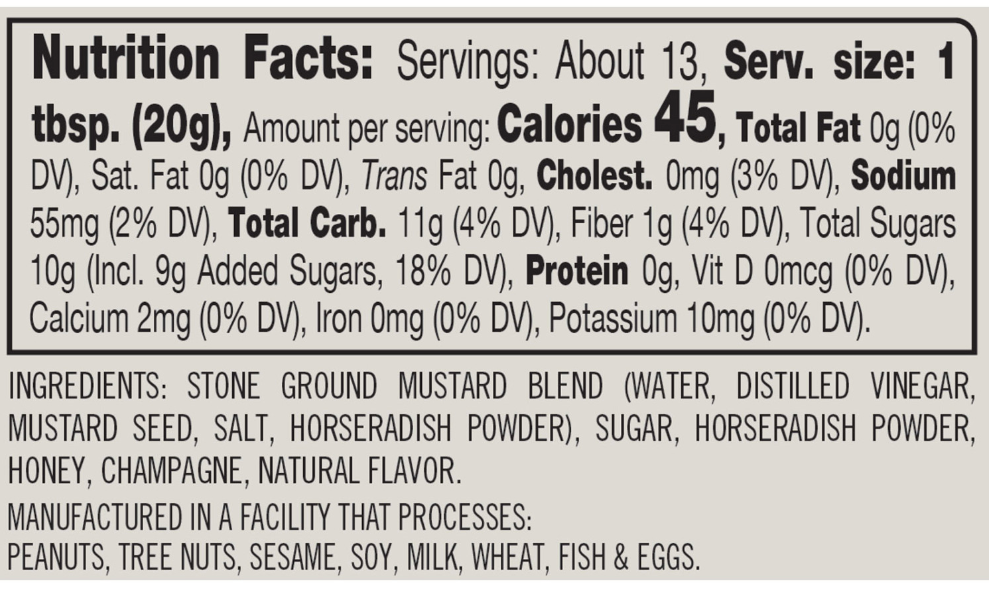 Champagne Honey Mustard