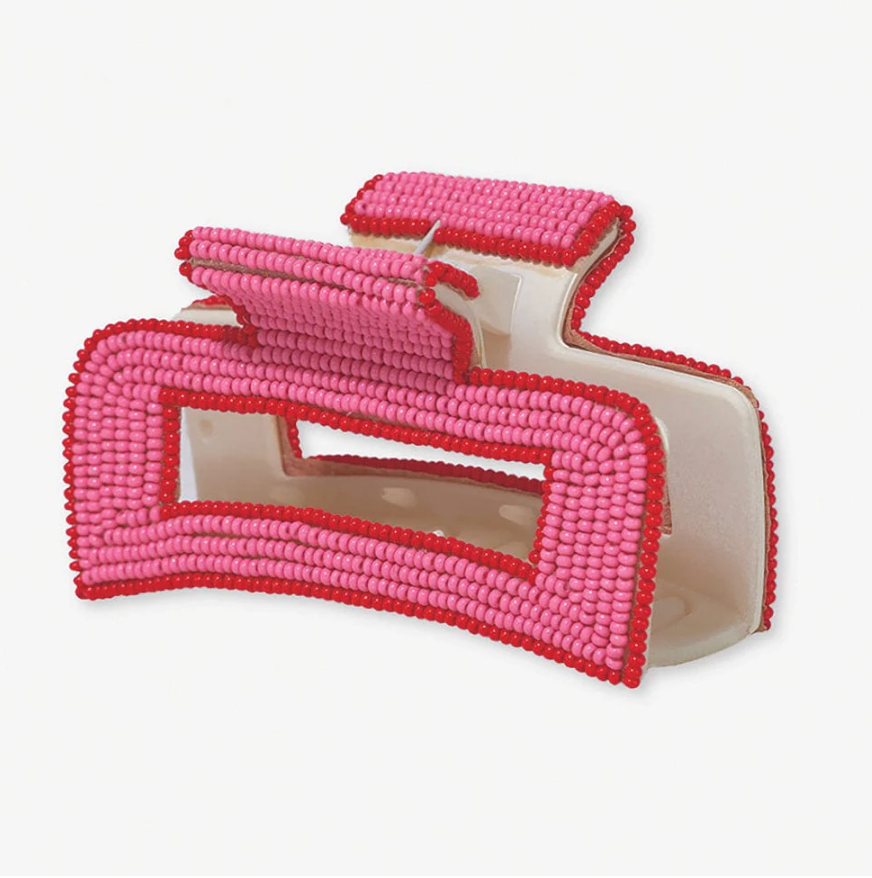 Lola Solid Color With Piped Edges Claw Pink