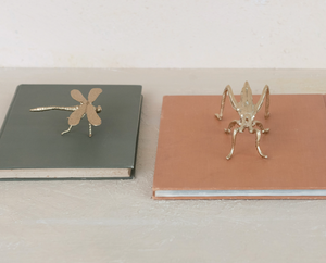 Pewter Grasshopper, Gold Finish