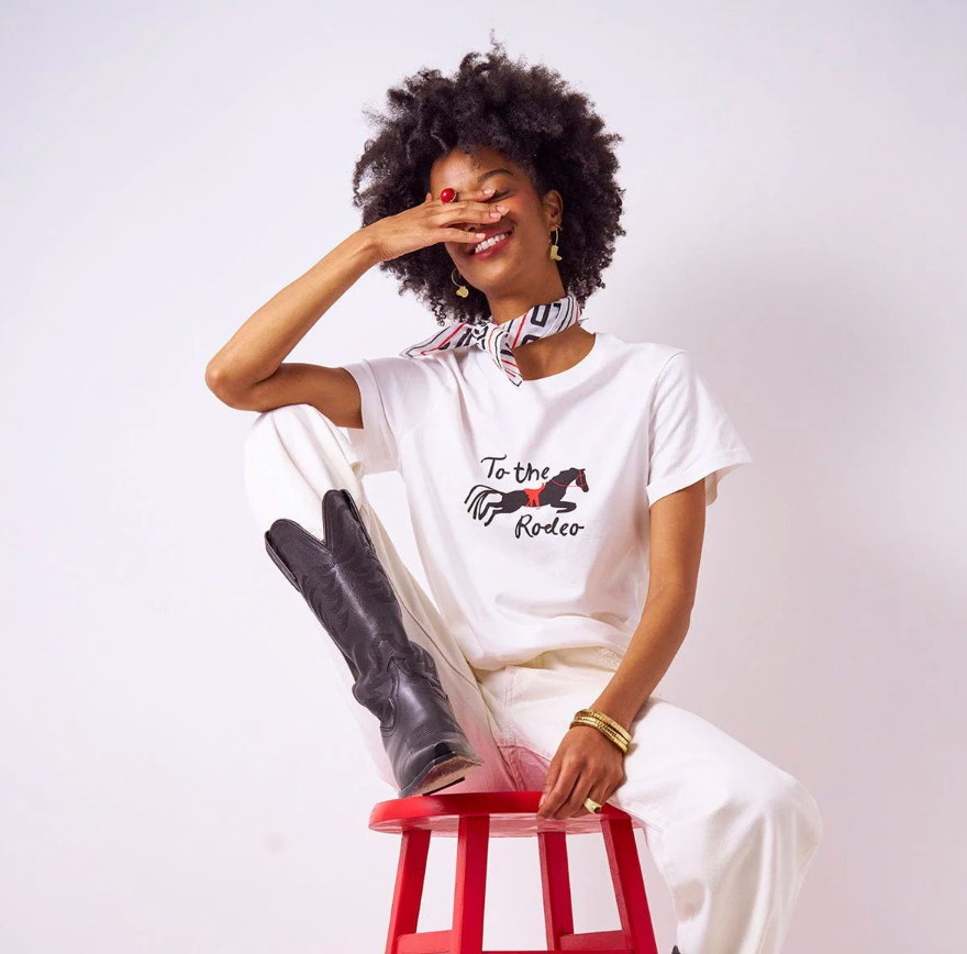 Kiki Tee To The Rodeo In Natural