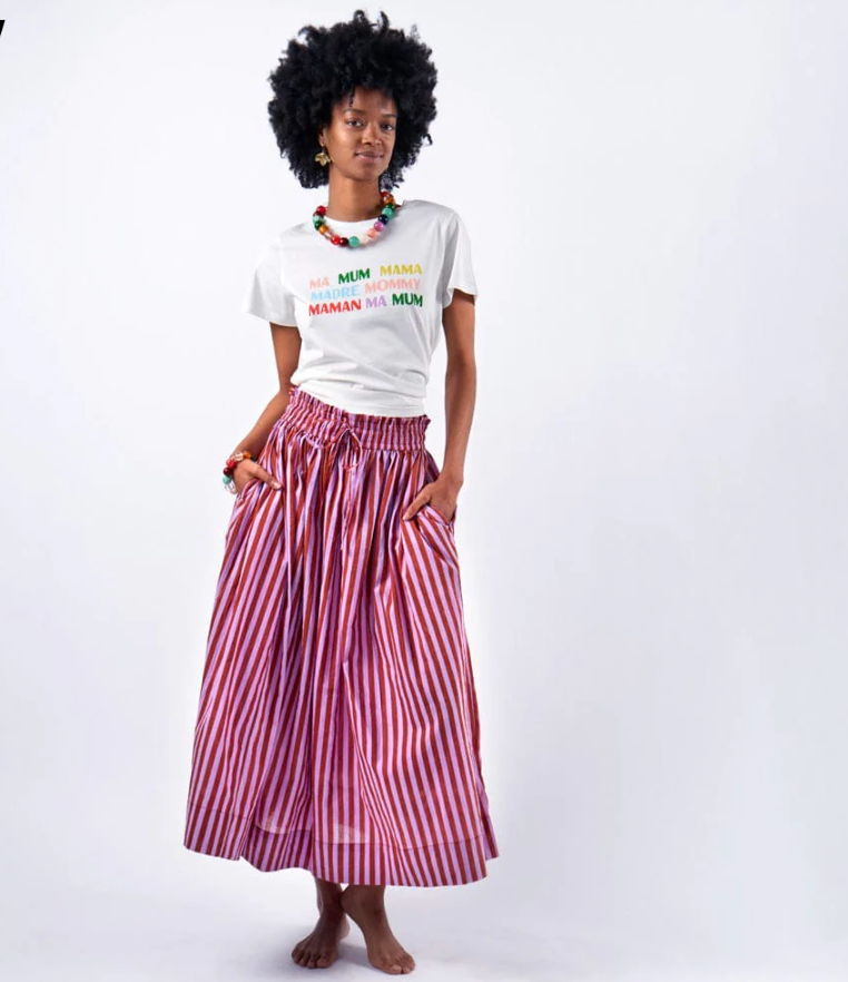 Keaton Stripe Skirt, Multiple Colors