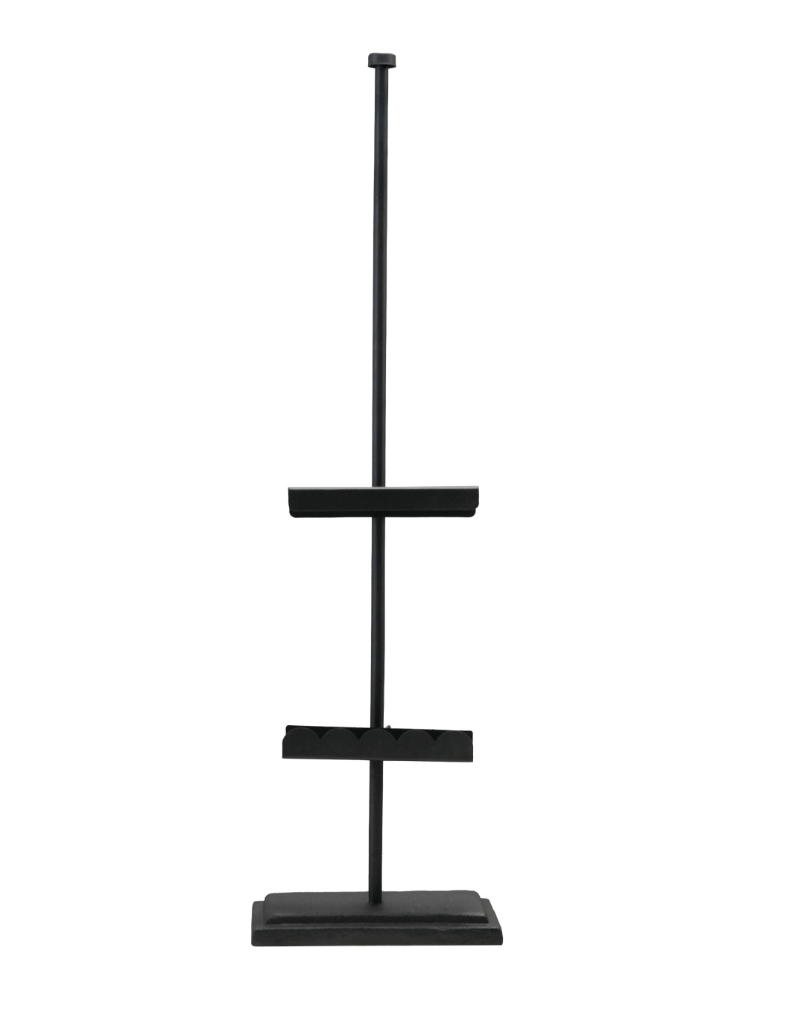 Metal Adjustable Scalloped Easel, Black