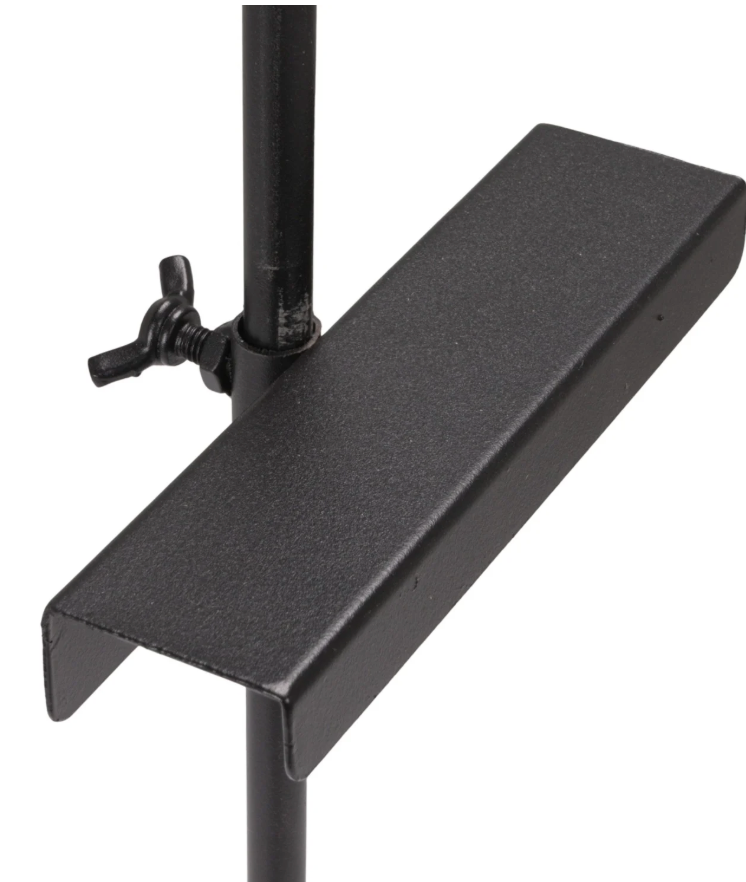 Metal Adjustable Scalloped Easel, Black