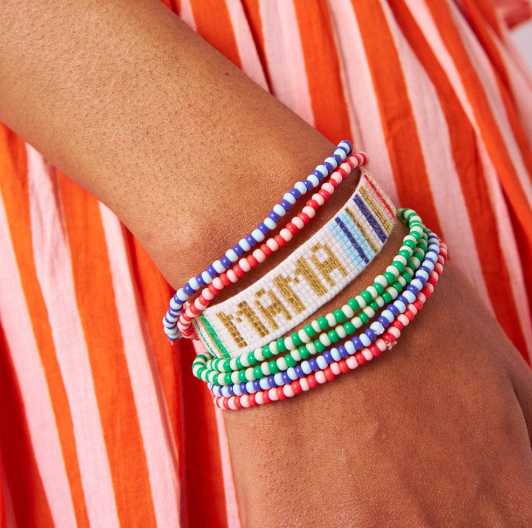 Sage + Gabby Mama Bracelet Stack Rainbow