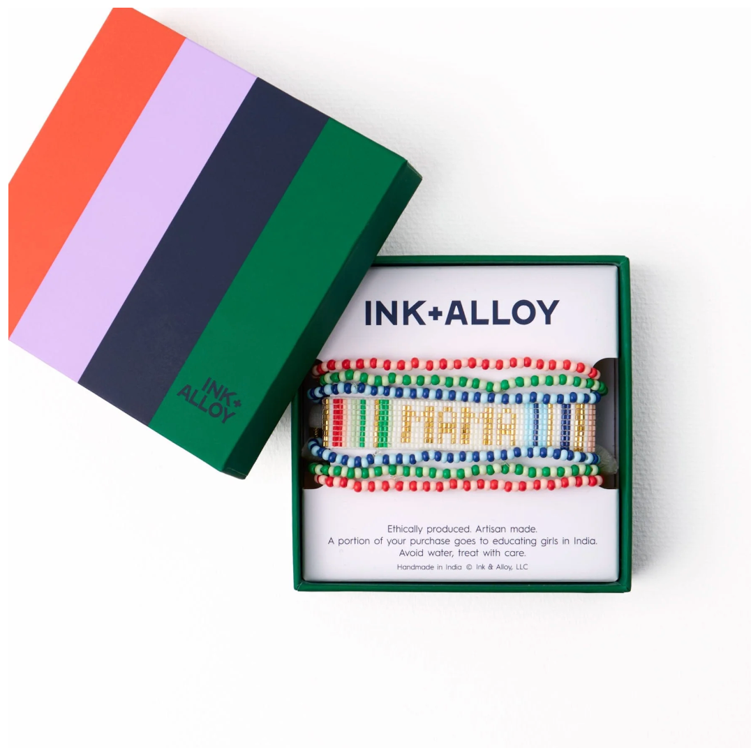 Sage + Gabby Mama Bracelet Stack Rainbow