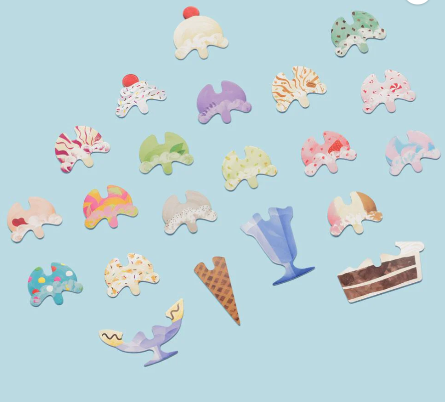 Ice Cream Scoop Puzzle Countless Sweet Creations with 32 Flavors