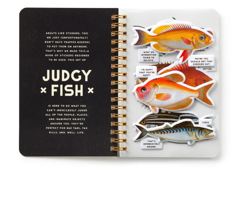 Judgy Fish Sticker Book