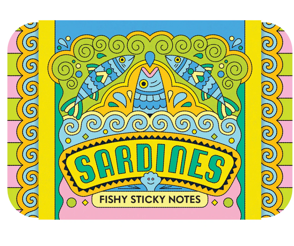 Sardines Fishy Sticky Notes
