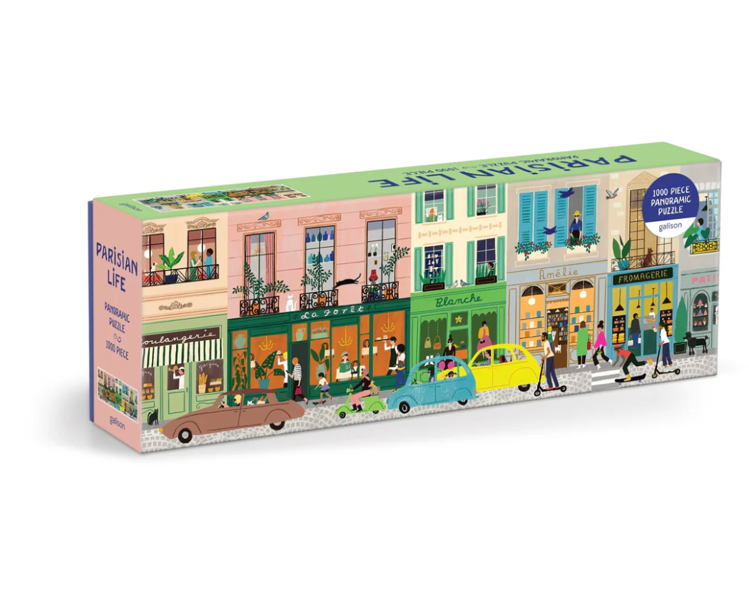 Parisian Life 1000 Piece Panoramic Puzzle