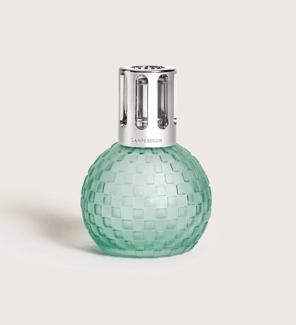 Disco Frosted Mint Fragrance Lamp Gift Set with Exquisite Sparkle