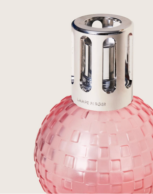Disco Frosted Peach Fragrance Lamp Gift Set with Exquisite Sparkle