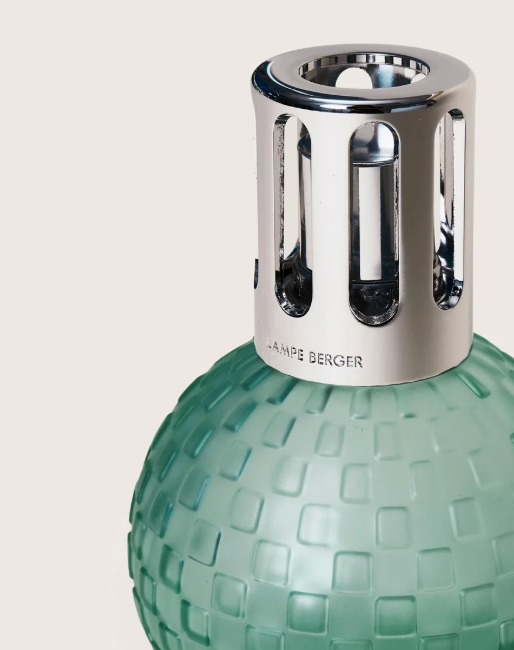 Disco Frosted Mint Fragrance Lamp Gift Set with Exquisite Sparkle