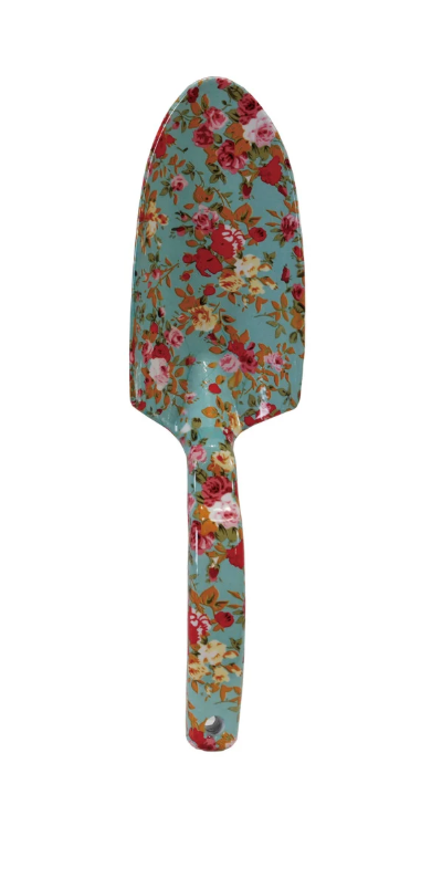 Aluminum Garden Spade with Floral Pattern, 2 Styles
