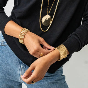 Virgina Locket Necklace On Paperclip Chain