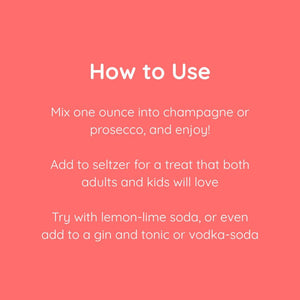 Glitter Sangria Cocktail Mix/Syrup, 16 fl oz