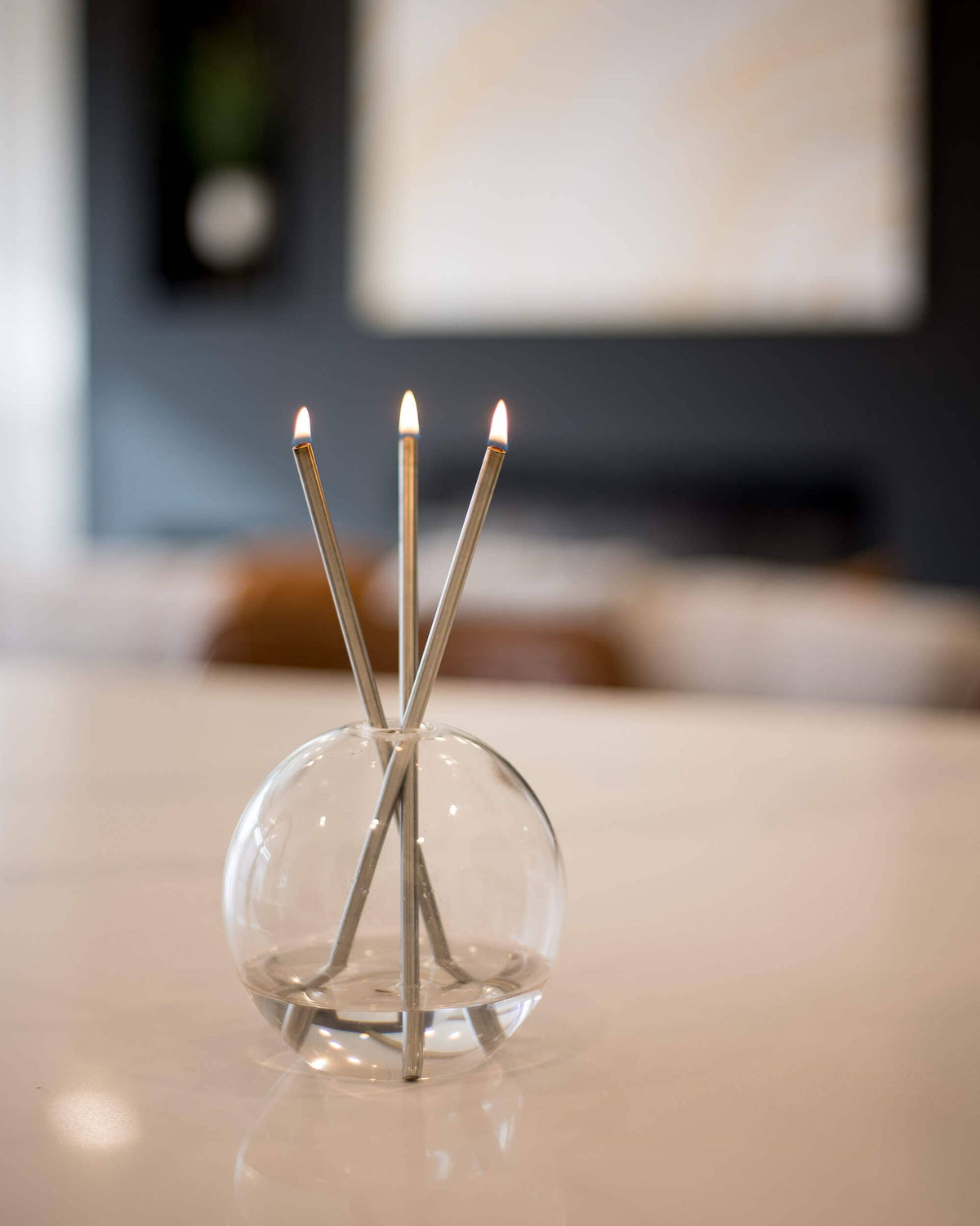 Silver Everlasting Candle – Reusable Steel Candles [x1 Pack]