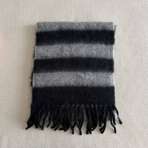 Thick Striped Scarf